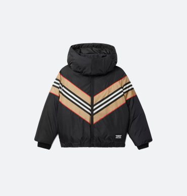 Stripe Panel Down-filled