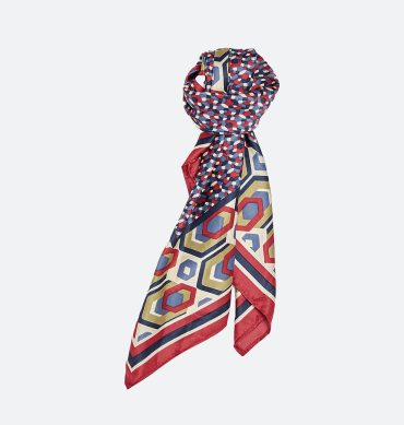 Geometric print Scarf