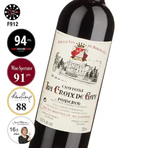 Pomerol|Chateau La Croix de Gay 2010|（RP 91 ）（JR15 ）(Vivino 4.2)
